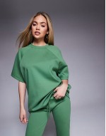 co-ord interlock in green - MGREEN