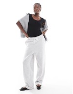 Cotton On rib scoop neck short sve top in black