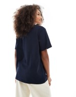 STR polo t-shirt in navy