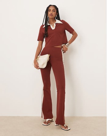 Isabelle Pennington-Edmead Kingston co-ord in brown